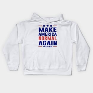 MANA Make America Normal Again Haley 2024 Kids Hoodie